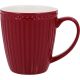 Greengate Becher ALICE CLARET RED Rot Kaffeebecher Henkel Everyday Geschirr 400 ml Greengate Produkt Nr STWMUGAALI3206