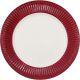Greengate Essteller ALICE CLARET RED Rot Essteller Everyday Geschirr Dinner Plate 26 cm Greengate Produkt Nr STWDINAALI3206