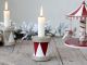 Chic Antique Kerzenständer Trommel Rot für 1 Kerze Weihnachtsdeko Kerzenhalter Nr 52043633