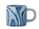 Bloomingville Becher NINKA Blau Keramik Tasse 250 ml Kaffeebecher Nr 82060490