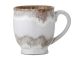 Bloomingville Becher JATOBA Grau mit Muster Keramik Tasse 400 ml Kaffeebecher Nr 82057688