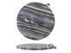 Bloomingville Schneidebrett LEMONI Grau Marmor Rund mit Schlaufe zum Aufhängen Durchmesser 30 cm Servierbrett Nr 82059520