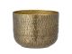 Bloomingville Blumentopf CONSTANCE Gold  15 cm Durchmesser  Übertopf Metall