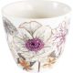 Greengate Latte Cup ESTELLA Weiss Porzellan Tasse mit grossen Blumen 300 ml Greengate Becher Nr STWLATPESA0106