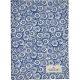 Greengate Geschirrtuch SELMA Blau mit Blumen Muster in Dunkelblau Weiss Hellblau Baumwolle 50x70 Greengate Geschirrhandtuch Nr COTTEASEL2512