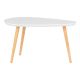 House Nordic Tisch VADO Coffee Table Weiss 70x40 cm Beistelltisch Nr 2102010