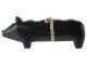 Maileg Kerzen Schwein in Schwarz aus Holz Kerzenhalter 4 Kerzen Weihnachtsdeko Nr 14 2802 01
