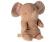 Maileg Safarifreunde Kleiner Elefant Rose aus weichem Leinen kann sitzen gepunktete Ohren Plüsch Schwanz Kuscheltier Nr. 16 3606 00