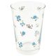 Greengate Glas CHRISTINA Weiss mit hellblauen Blumen Wasserglas 300 ml Greengate Water Nr GLAWATTCIS0106