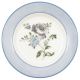 Greengate Teller CELESTINE Weiß Blau mit blau grauem Blumen Muster Porzellan Dessertteller oder Untertasse Greengate Geschirr Nr STWSMACLS0106