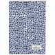 Greengate Geschirrtuch DAHLA Weiß mit kleinem Blumen Muster in dunkelblau und hellblau Baumwolle 50x70 Greengate Geschirrhandtuch Nr COTTEADHL0112