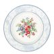 Greengate Teller AILIS Weiss Blau mit Blumen Porzellan Dessertteller 15 cm oder Untertasse Greengate Geschirr Nr STWSMAAIL0106