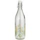 IB Laursen Flasche SUMMERTIME mit Bügelverschluss bunter Frühlings Blumen Muster 1100 IB Laursen Getränkeflasche Nr 24051-00