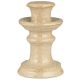 IB Laursen Kerzenhalter SAGA Creme 15 cm hoch Keramik für eine Kerze mit Durchmesser 2,2 cm IB Laursen Kerzenständer Nr 13805-01
