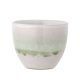 Bloomingville Becher PAULA KLEIN Grün Weiß Keramik 195 ml Espresso Tasse ohne Henkel 8x7 cm Paula Geschirr Nr 82060640