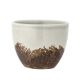 Bloomingville Becher PAULA KLEIN Braun Weiß Keramik 195 ml Espresso Tasse ohne Henkel 8x7 cm Paula Geschirr Nr 82060642