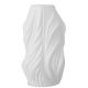 Bloomingville Vase SANAK Weiß 26x14 Keramik elegantes Design 26 cm hoch Bloomingville Blumenvase Nr 82060709