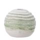 Bloomingville Kerzenhalter PAULA Grün Weiß für 1 Kerze Rund aus Keramik Bloomingville Kerzenständer Nr 82060781