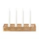 Bloomingville Kerzenhalter RONI Tablett Gold für 4 Kerzen 35 cm Lang Bloomingville Weihnachtsdeko Nr 82052719