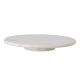Bloomingville Servierplatte Marmor Weiß 36 cm Tortenplatte auf Fuss drehbar Bloomingville Design Artikel Nr 82050482