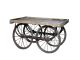 Chic Antique Marktwagen Tisch mit Rädern 70x144 cm Rolltisch Dekotisch CA Nr 40254-00