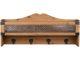 Chic Antique Regal mit 4 Haken Holz 30x70 cm Wandregal Nr 41492-00