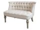 Chic Antique Sofa französisches Design Beige 2-Sitzer Vintage Couch CA Nr 41292-30