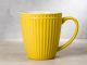 Greengate Becher ALICE Senf Gelb Kaffeebecher mit Henkel Everyday Keramik Geschirr Honey Mustard 400 ml Rillenmuster Hygge für jeden Tag