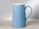 Greengate Krug ALICE Blau Kanne Everyday Keramik Geschirr Sky Blue 1 Liter Rillenmuster Hygge für jeden Tag