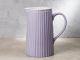 Greengate Krug ALICE Lavendel Lila Kanne Everyday Keramik Geschirr Lavender 1 Liter Rillenmuster Hygge für jeden Tag