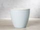 Greengate Latte Cup ALICE Hellblau Kaffee Becher Everyday Keramik Geschirr Pale Blue 300 ml Rillenmuster Hygge für jeden Tag