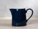 Greengate Milchkännchen ALICE Dunkelblau Everyday Keramik Geschirr Dark Blue Creamer Rillenmuster Hygge für jeden Tag