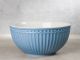 Greengate Schale ALICE Blau Müslischale Everyday Keramik Geschirr Sky Blue 450ml Rillenmuster Hygge für jeden Tag