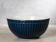 Greengate Schale ALICE Dunkelblau Müslischale Everyday Keramik Geschirr Dark Blue 450ml Rillenmuster Hygge für jeden Tag