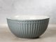 Greengate Schale ALICE Grau Müslischale Everyday Keramik Geschirr Stone Grey 450ml Rillenmuster Hygge für jeden Tag