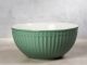 Greengate Schale ALICE Grün Müslischale Everyday Keramik Geschirr Dusty Green 450ml Rillenmuster Hygge für jeden Tag
