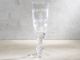 Greengate Sektglas mit Muster geschliffen Champagner Glas Klar modernen Chic und Nostalgie Design