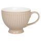 Greengate Tee Tasse ALICE CREAMY FUDGE Karamell Everyday Keramik Geschirr Teetasse mit Henkel 400 ml GG Nr STWTECAALI5306