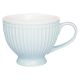 Greengate Tee Tasse ALICE PALE BLUE Blau Everyday Keramik Geschirr Teetasse mit Henkel 400 ml GG Nr STWTECAALI2906