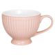 Greengate Tee Tasse ALICE PALE PINK Rosa Everyday Keramik Geschirr Teetasse mit Henkel 400 ml GG Nr STWTECAALI1906