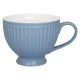 Greengate Tee Tasse ALICE SKY BLUE Blau Everyday Keramik Geschirr Teetasse mit Henkel 400 ml GG Nr STWTECAALI2706