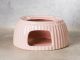 Greengate Teewärmer ALICE Rosa Stövchen für Teekanne Everyday Keramik Geschirr Warmer Pale Pink Rillenmuster Hygge für jeden Tag