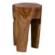House Nordic Hocker ROSE 26x40 cm Beistelltisch Teak Holz Sitzhocker Nr 1501020