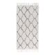 House Nordic Teppich GOA 65x135 cm grau weiß gemustert Baumwolle  Nr. 3981031