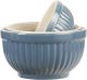 IB Laursen Mynte Schalensatz Cornflower Blau Mini Keramik Geschirr 3 kleine Schüsseln im Set Dunkelblau IB Produkt Nr 2047-09
