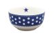 Krasilnikoff Happy Bowl Müslischale dunkelblau mit weißen Punkten Schale aus Porzellan