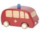 Maileg Feuerwehr Fahrzeug Holz Rot mit Sirene Spielzeug Kinder Nr.12-1003-00
