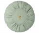 Maileg Kissen Rund Mint Grün aus Leinen mit gestickter Eiscreme Tüte 26 cm Maileg Cushion Nr 19-1521-00
