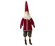 Maileg Weihnachtsmann Klein mit roter Jacke und grauer Hose Santa mit Bart und Zipfelmütze Pixy Nr.14-1482-00