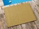 Pad Fussmatte Outdoor Teppich POOL Sand Gelb 72x92 cm zweifarbig am Schwimmbecken oder auf der Terrasse als Fussmatte UV und Wetterbeständig Web-Look für draussen und drinnen